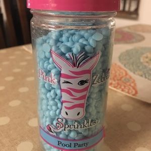 Pool Party Pink Zebra Sprinkles